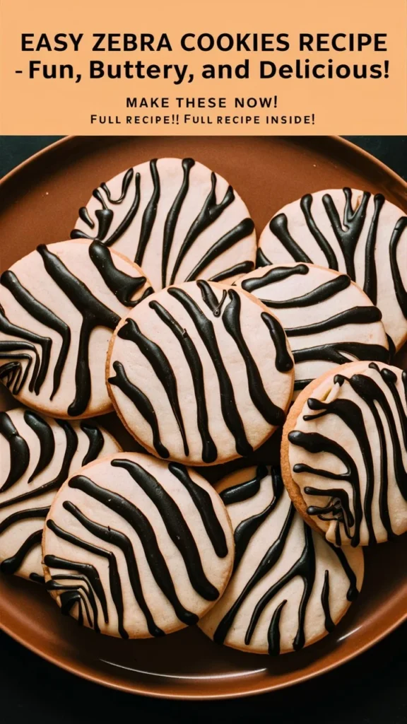 "Easy Zebra Cookies Recipe – Fun, Buttery, and Delicious!"