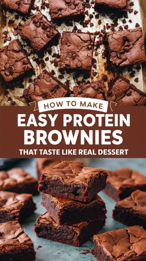 "How to Make Easy Protein Brownies That Taste Like Real Dessert"