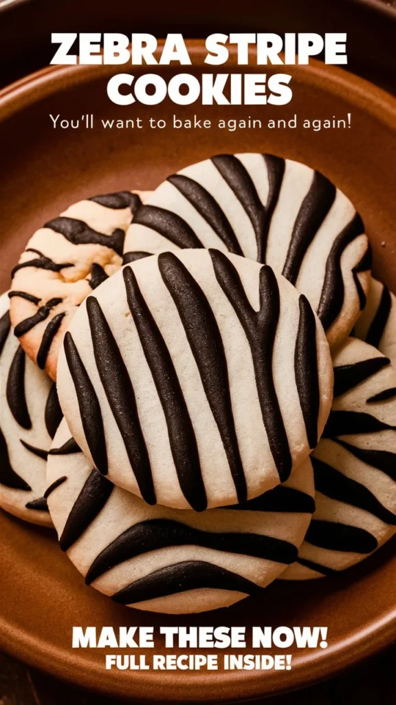 "Zebra Stripe Cookies You’ll Want to Bake Again and Again"