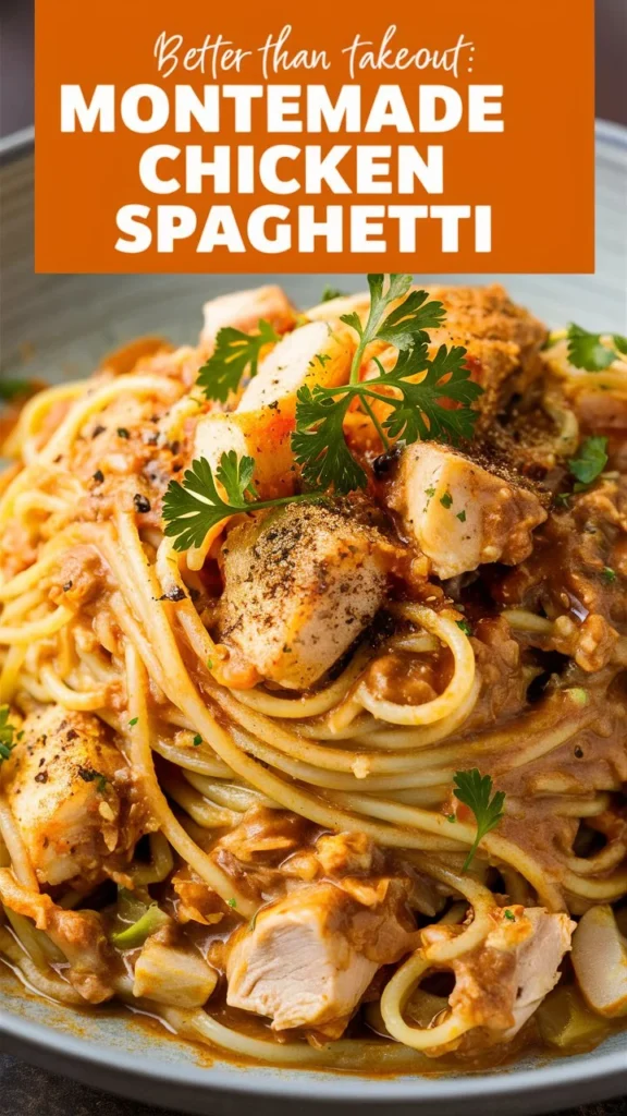 Better Than Takeout: Homemade Monterey Chicken Spaghetti