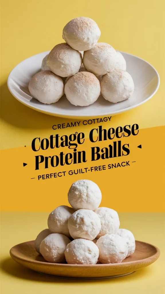 Creamy Cottage Cheese Protein Balls – Perfect Guilt-Free Snack