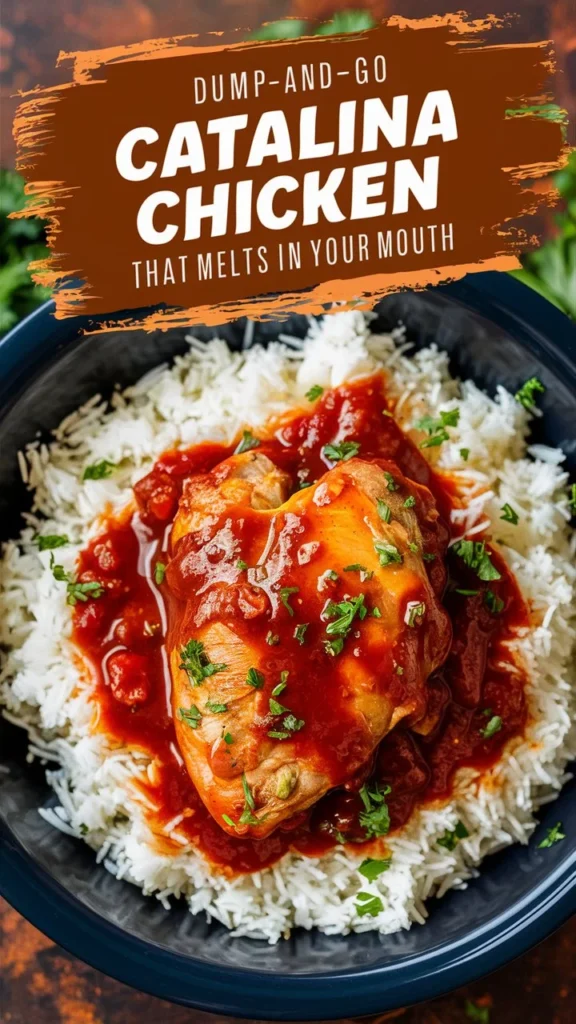 Dump-and-Go Catalina Chicken That Melts in Your Mouth