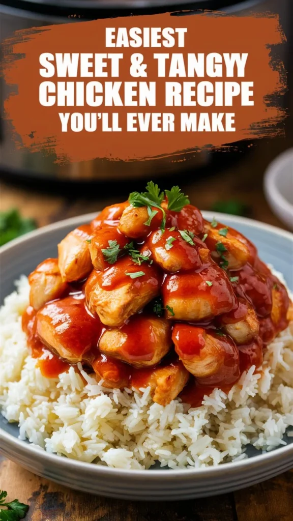 Easiest Sweet & Tangy Chicken Recipe You’ll Ever Make