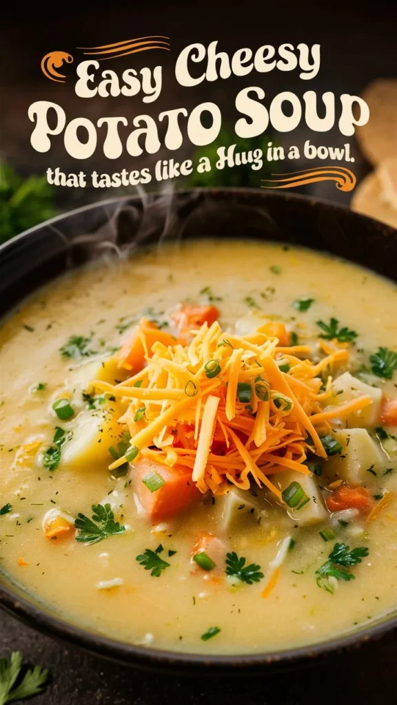 Easy Cheesy Potato Soup That Tastes Like a Hug in a Bowl