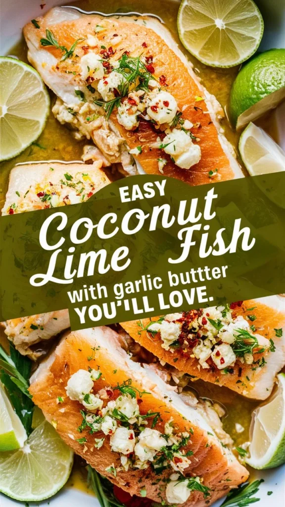 Easy Coconut Lime Fish with Garlic Butter You’ll Love