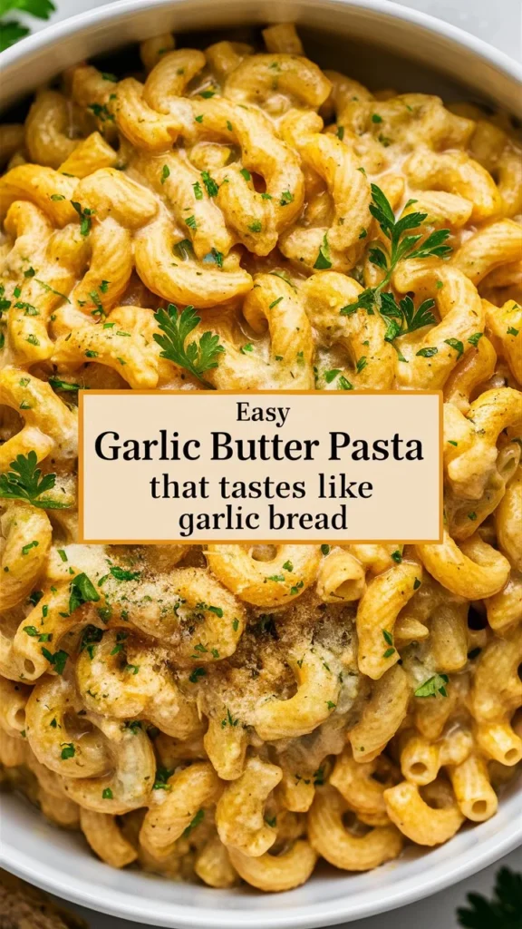 Easy Garlic Butter Pasta That Tastes Like Garlic Bread