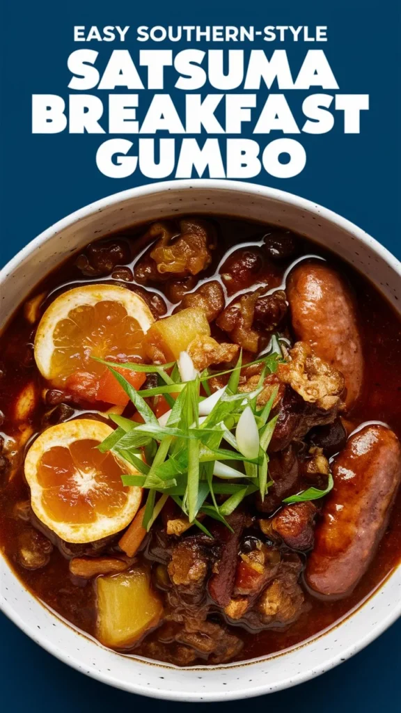 Easy Southern-Style Satsuma Breakfast Gumbo