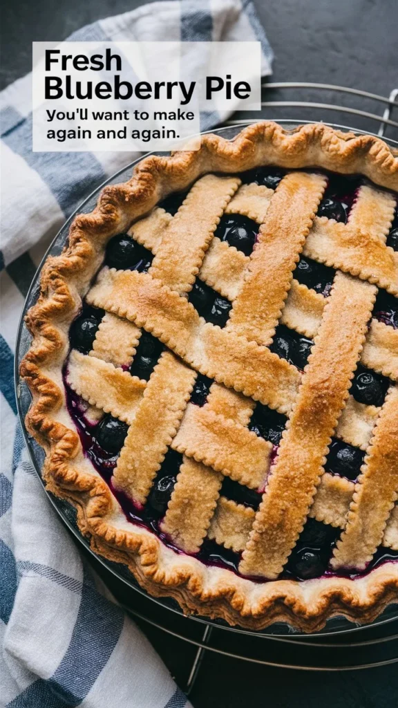 Fresh Blueberry Pie You’ll Want to Make Again and Again
