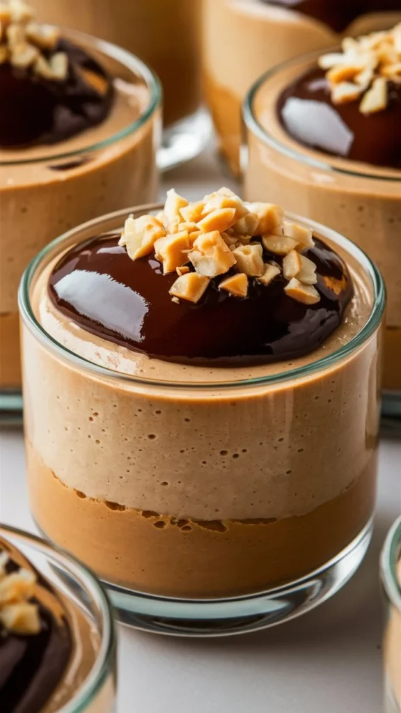 Irresistible Chocolate & Peanut Butter Mousse with a Cheesecake Twist