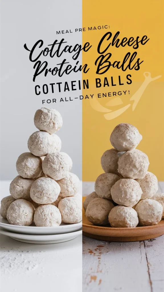 Meal Prep Magic: Cottage Cheese Protein Balls for All-Day Energy