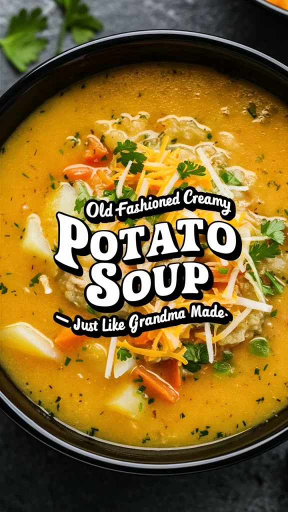 Old-Fashioned Creamy Potato Soup – Just Like Grandma Made