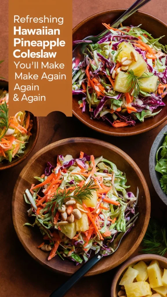 Refreshing Hawaiian Pineapple Coleslaw You’ll Make Again & Again