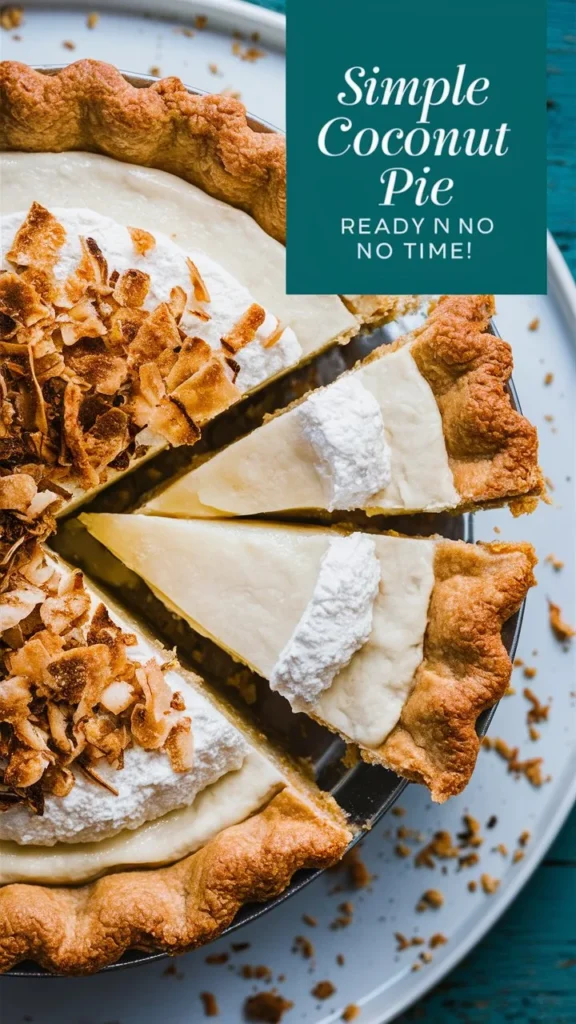 Simple Coconut Pie – Ready in No Time!