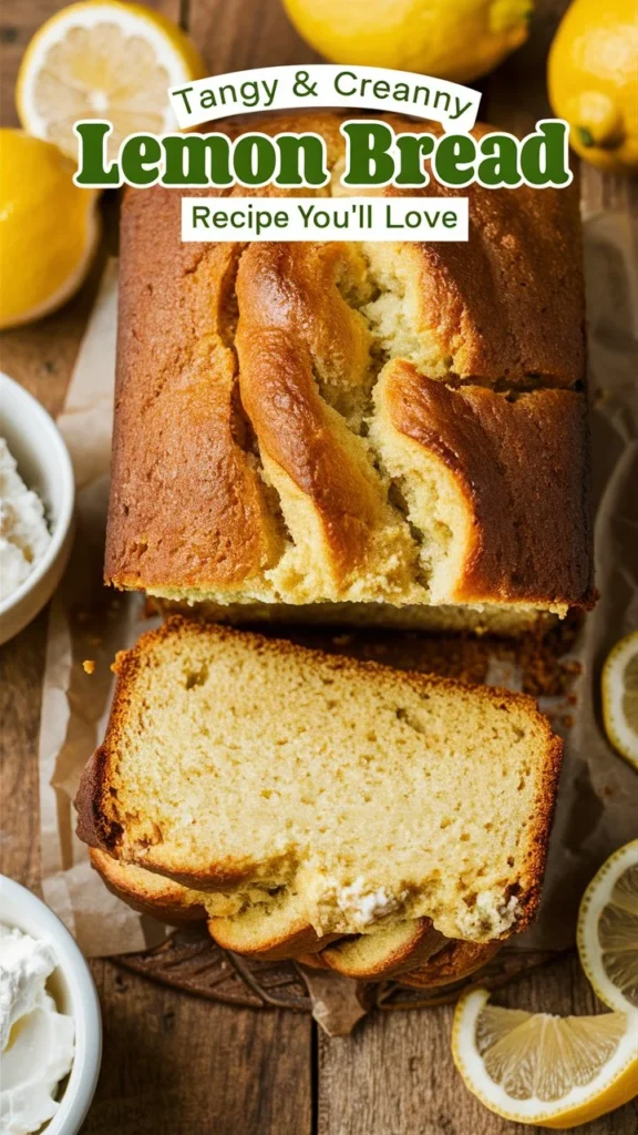 Tangy & Creamy Lemon Bread Recipe You’ll Love