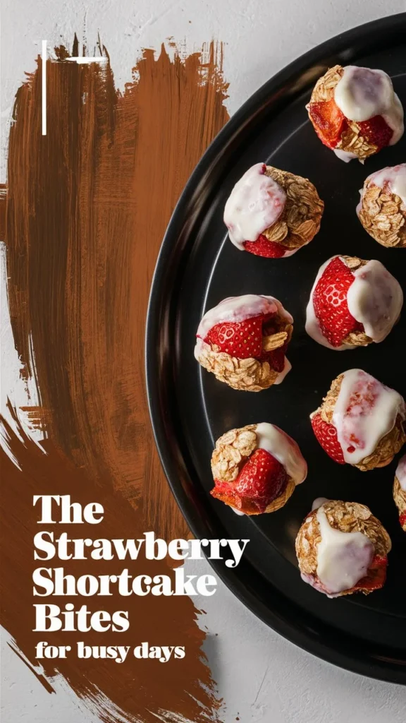 The Best Strawberry Shortcake Bites for Busy Days