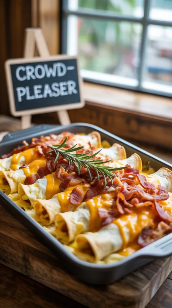Crowd-Pleaser Southern Breakfast Enchiladas Bake