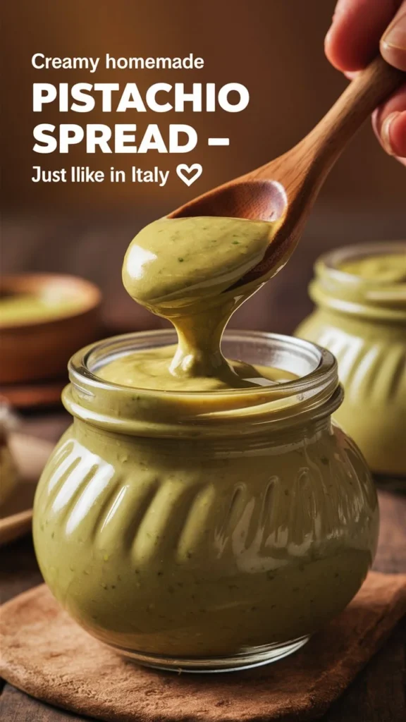 Creamy Homemade Pistachio Spread – Just Like in Italy 🇮🇹