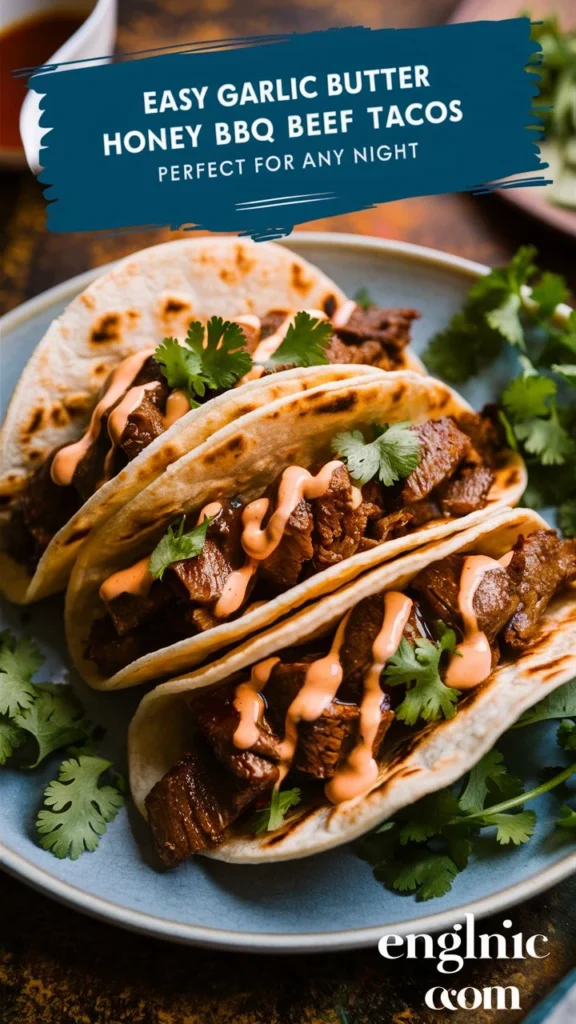 Easy Garlic Butter Honey BBQ Beef Tacos – Perfect for Any Night