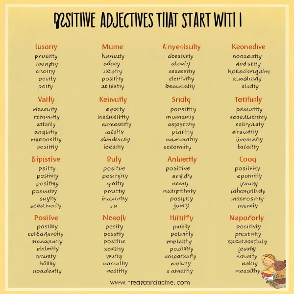 Positive Adjectives That Start with I