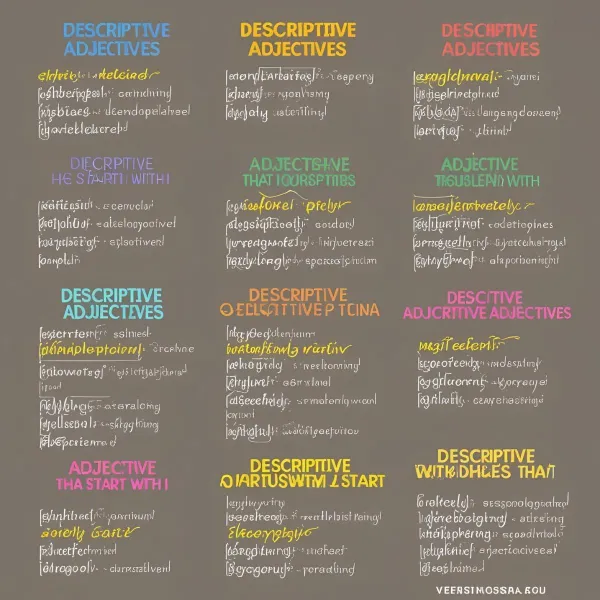 Descriptive Adjectives That Start with I