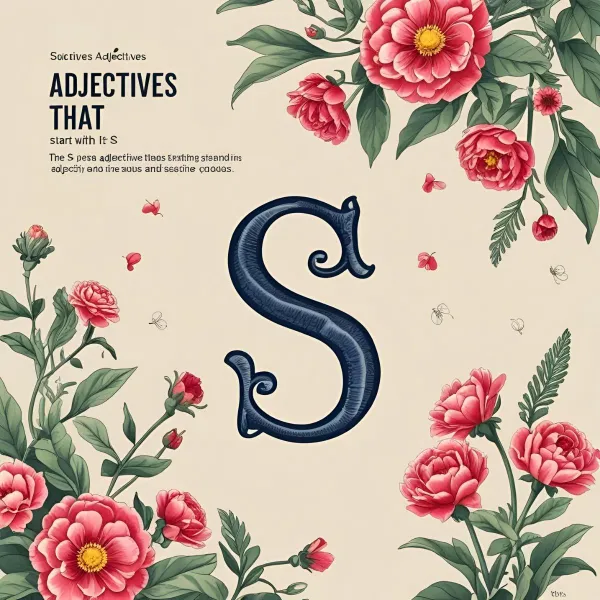 Adjectives That Start With "S
