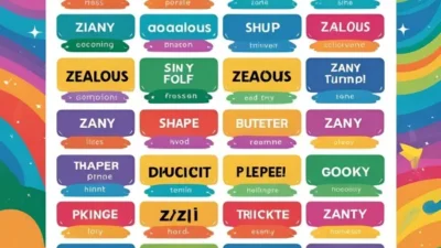 Adjectives That Start With Z