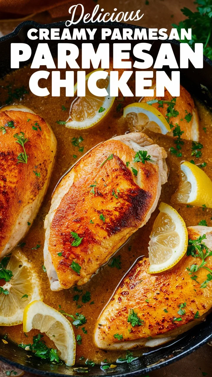 Creamy Lemon Chicken – Easy One-Pan Recipe Bursting with Flavor