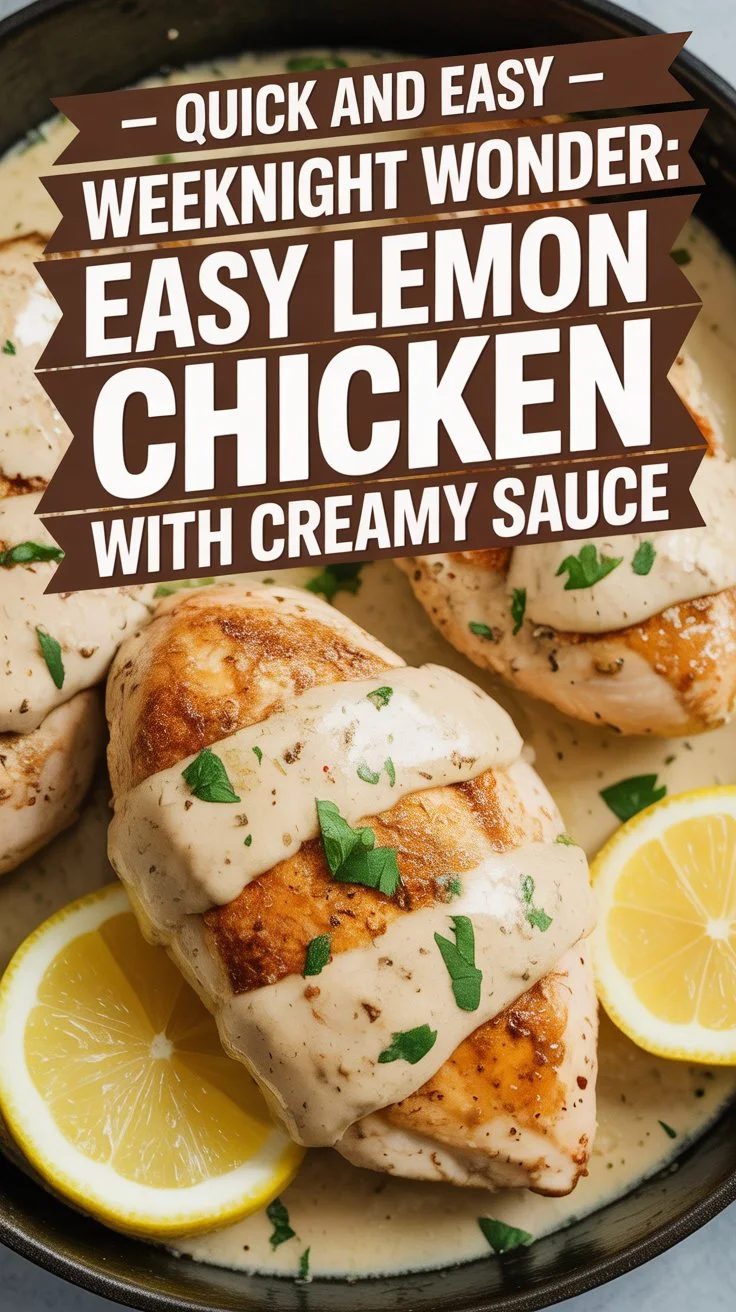 Creamy Lemon Pepper Chicken – The Perfect Weeknight Dinner!