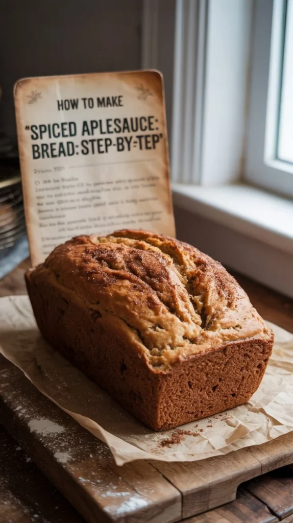 How to Make Spiced Applesauce Bread: Step-by-Step