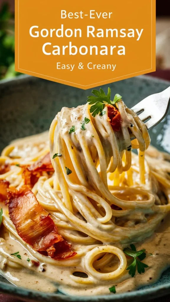 Best-Ever Gordon Ramsay Carbonara – Easy & Creamy