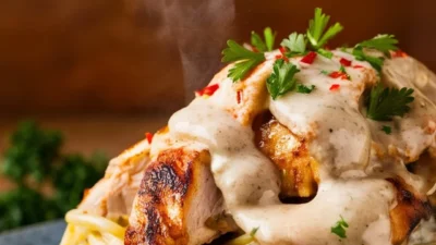 Creamy Chicken Spaghetti You'll Want to Make Again and Again
