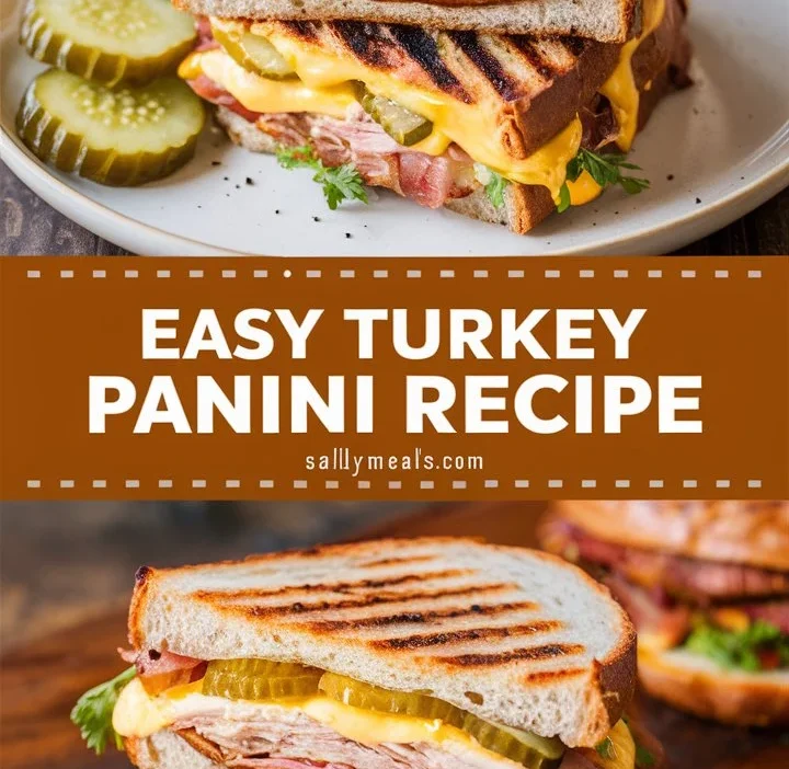 Crispy & Cheesy Turkey Panini You'll Want Every Day