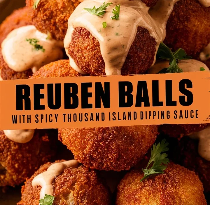 Crispy Reuben Balls with Spicy Sauce You’ll Devour!