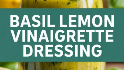 Easy Homemade Basil Lemon Vinaigrette You’ll Want to Put on Everything!