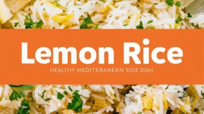 Easy Lemon Rice Recipe with Fresh Herbs – Ready in 25 Minutes!