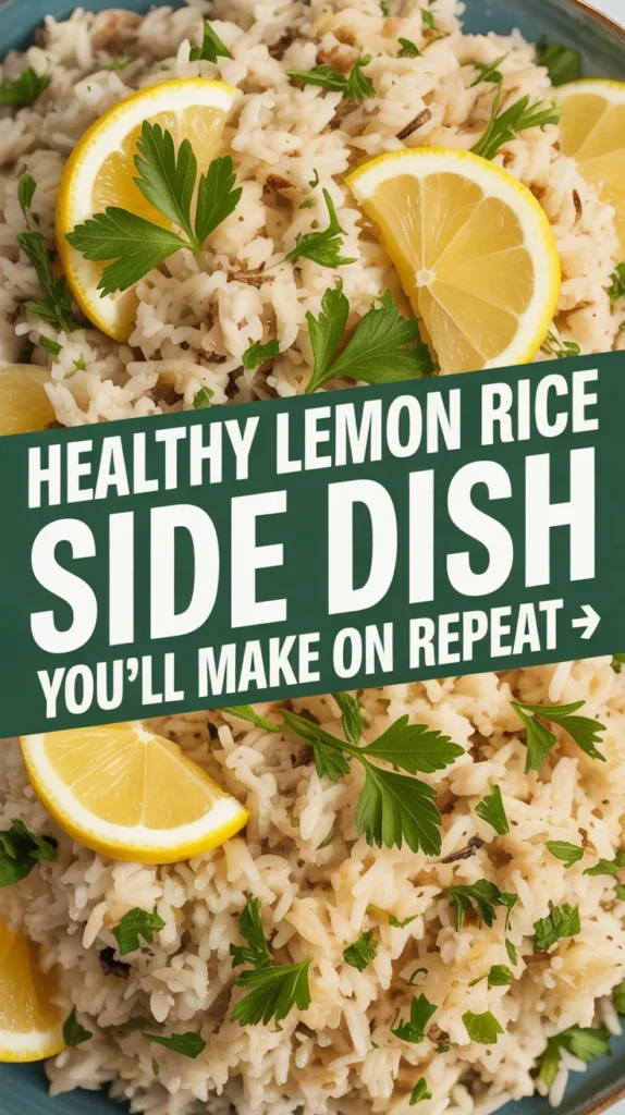 Healthy Lemon Rice Side Dish You’ll Make on Repeat