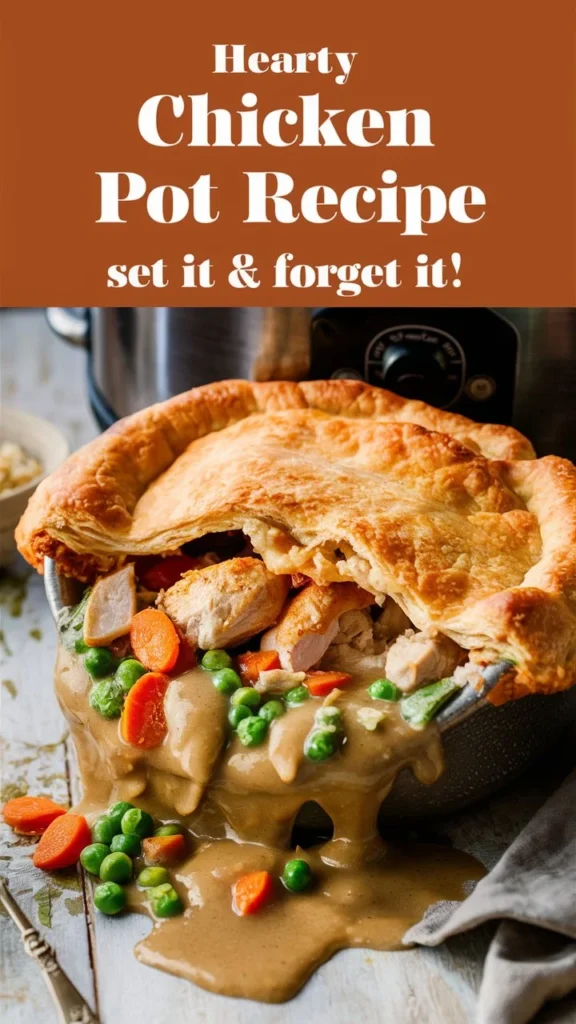 Hearty Chicken Pot Pie Recipe—Set It & Forget It!

