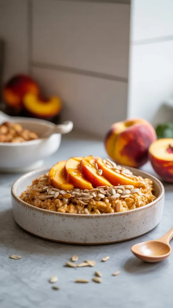 Make This One-Bowl Peach Oatmeal Bake in 30 Minutes
