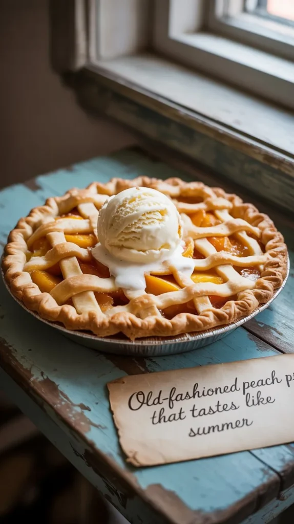 Old-Fashioned Peach Pie That Tastes Like Summer

