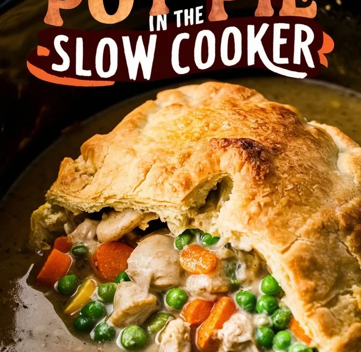 The Easiest Slow Cooker Chicken Pot Pie You’ll Ever Make!