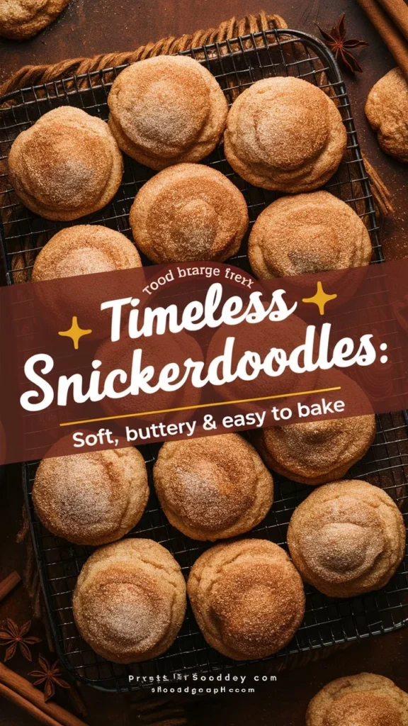 Timeless Snickerdoodles: Soft, Buttery & Easy to Bake


