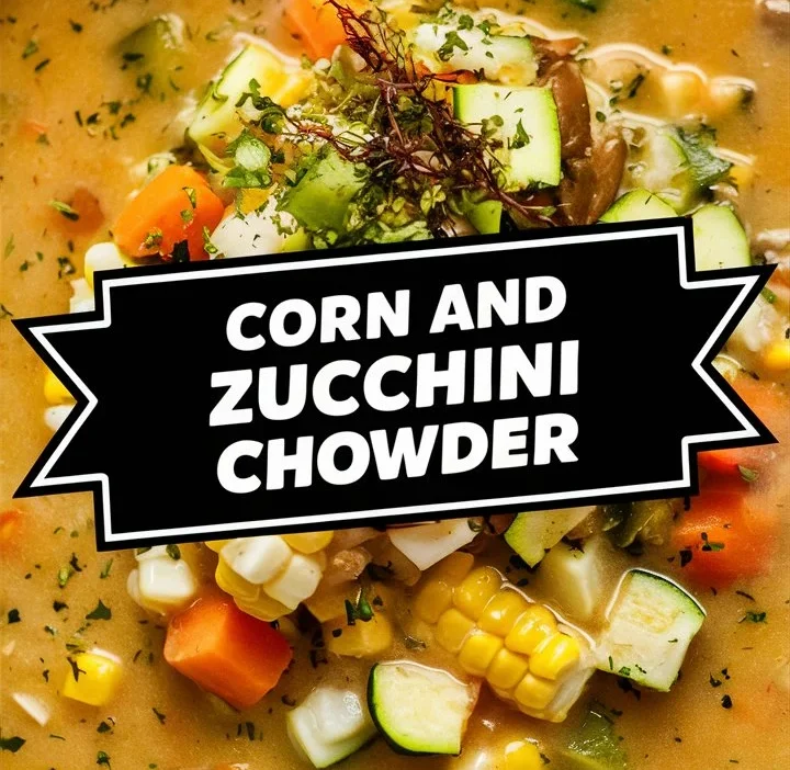 “Corn and Zucchini Chowder.”