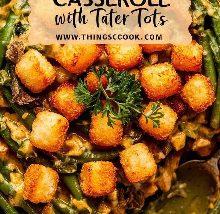 “Green Bean Casserole with Tater Tots – You need to try”