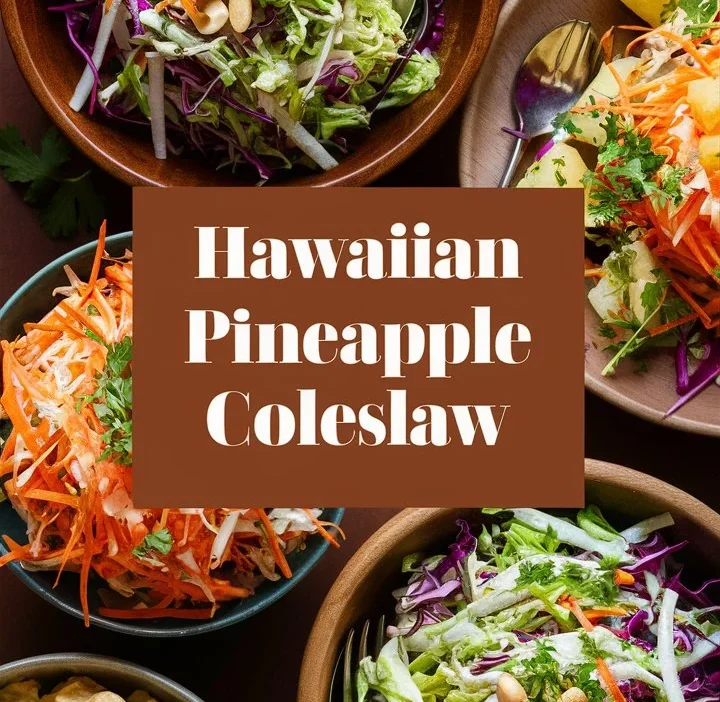 Hawaiian Pineapple Coleslaw”