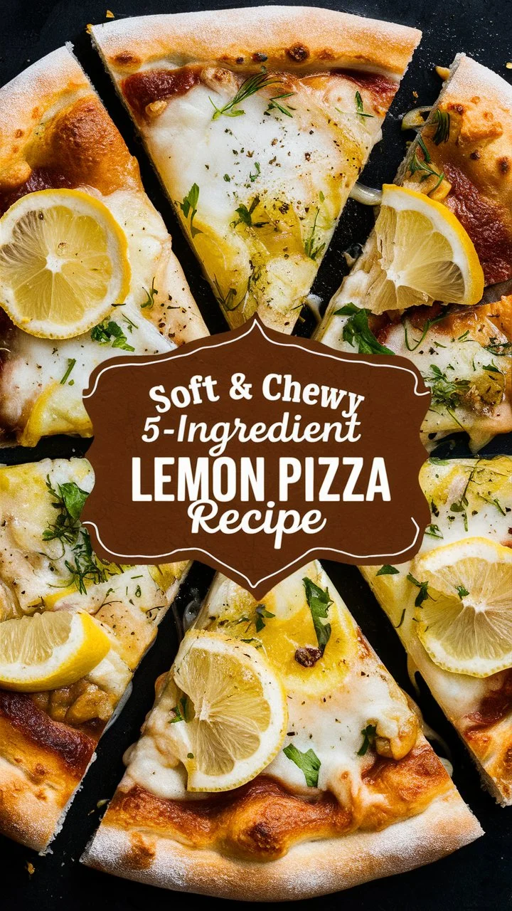 Soft & Chewy 5-Ingredient Lemon Pizza Recipe