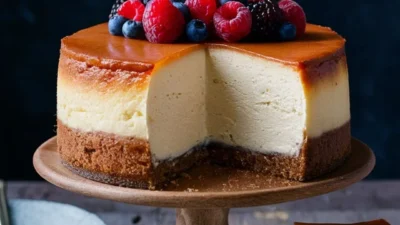 “Tall and Creamy New York Cheesecake,”