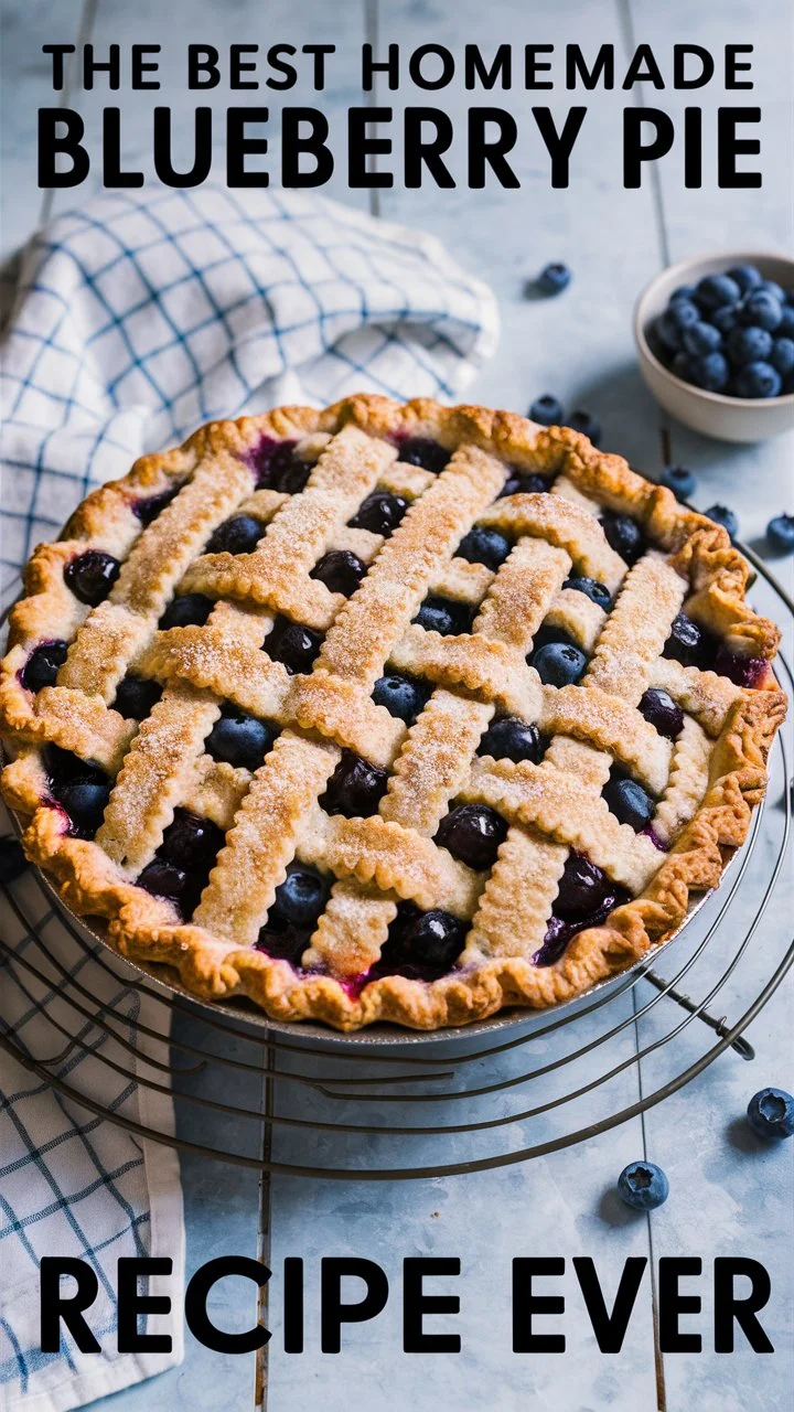 The Best Homemade Blueberry Pie Recipe Ever