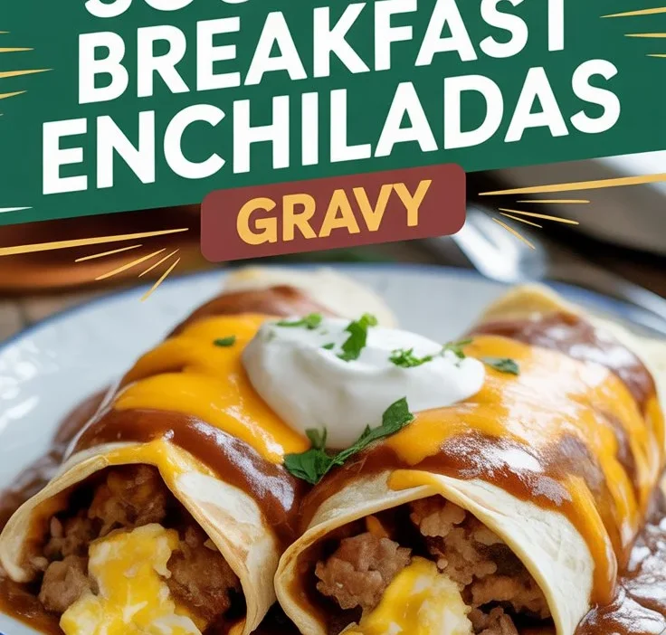 “Easy & Yummy Southern Breakfast Enchiladas Gravy”
