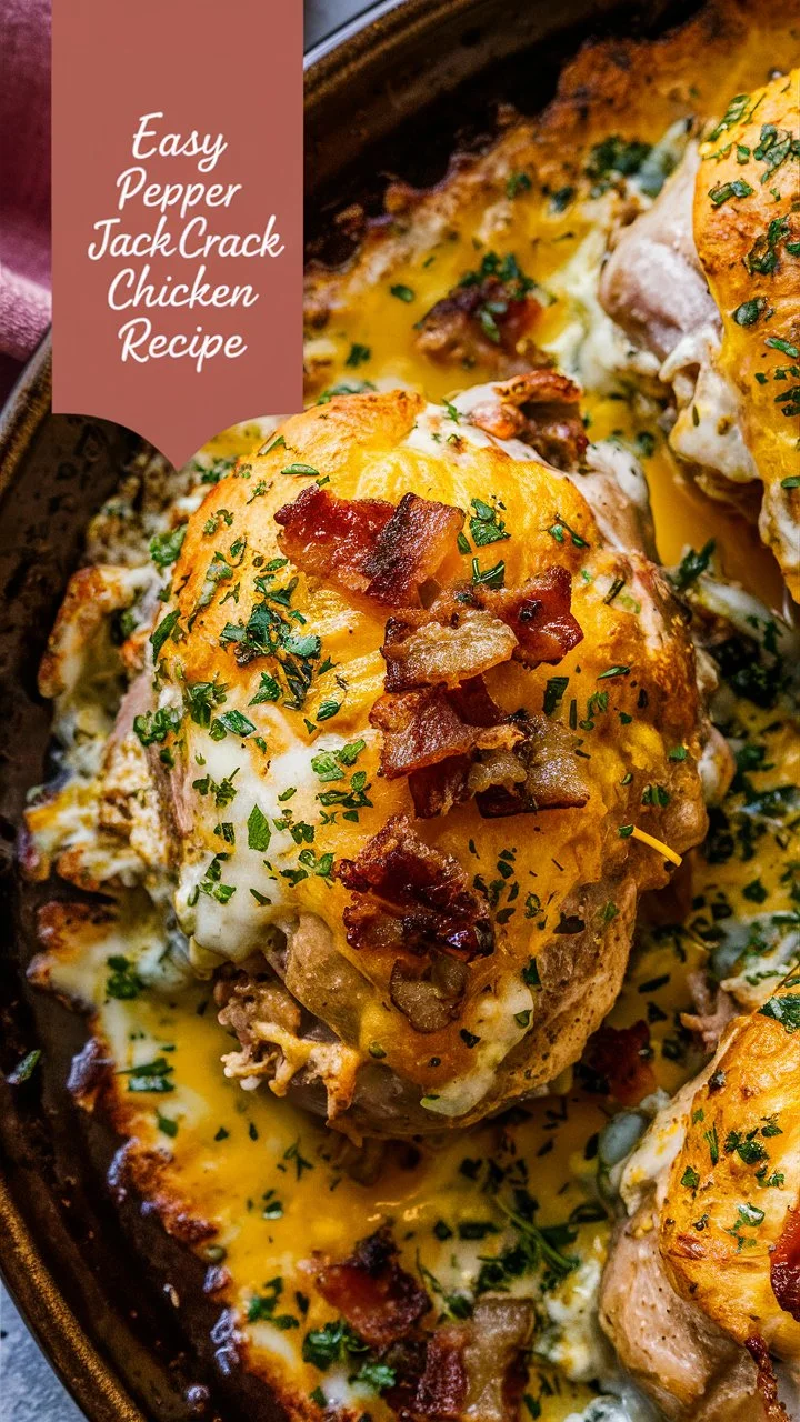 “Easy Pepper Jack Crack Chicken Recipe”