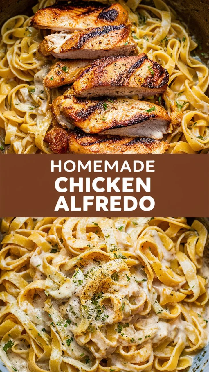 “Homemade Chicken Alfredo”